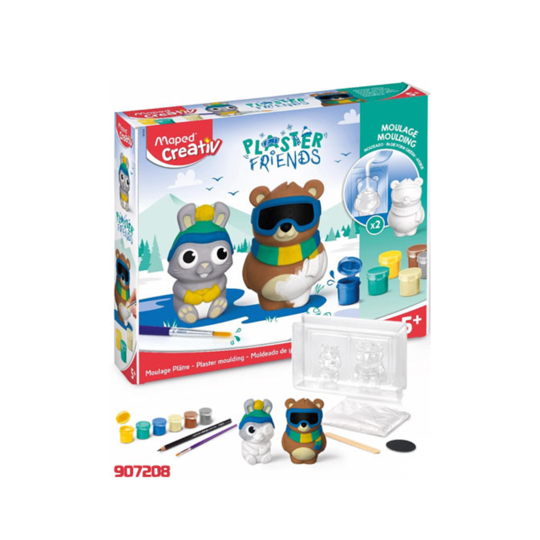 Juego Educativo Plaster Friends Molde P/Yeso Maped