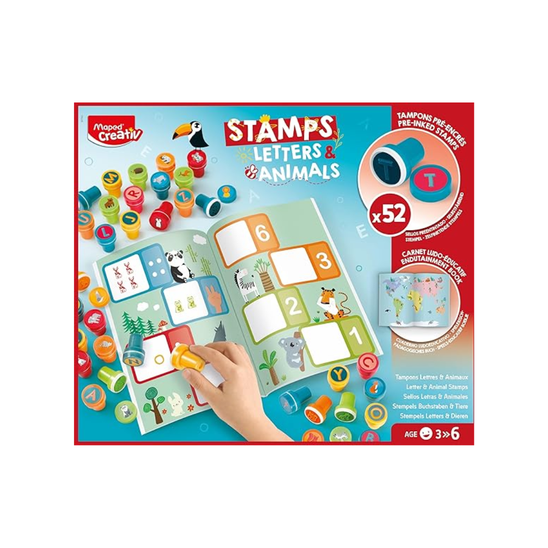 Juego Educativo Creative Sellos y Animales Maped