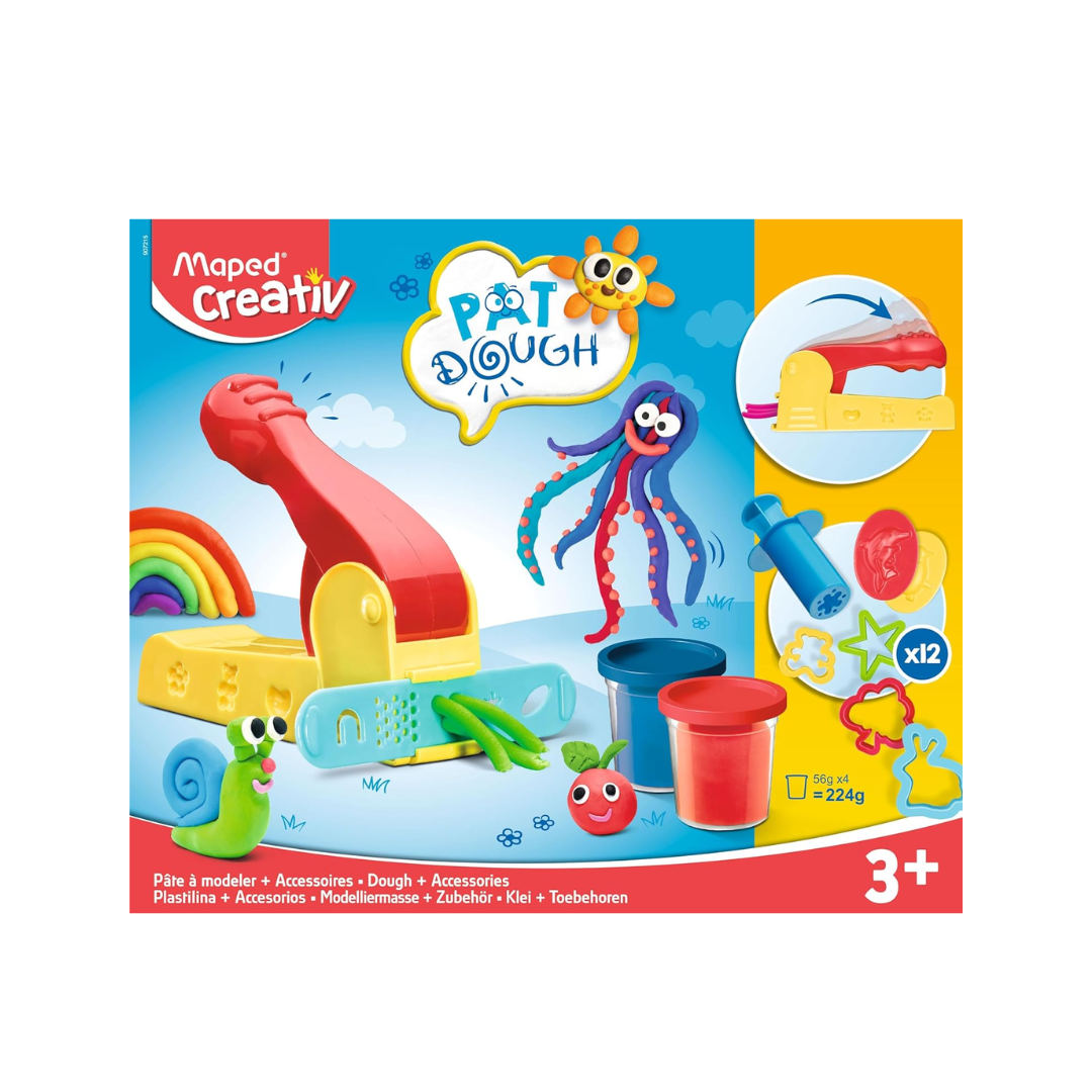 Plasticina y Moldes Estuche Creativ Pat Dough Maped