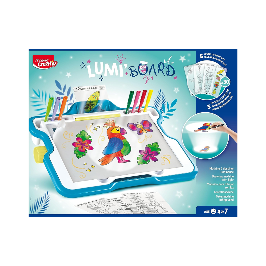 Pizarra para Dibujar con Luz Lumi Board Maped