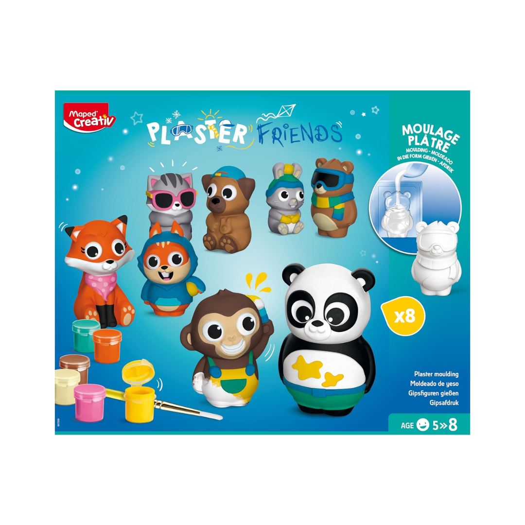 Juego Educativo Plaster Friend Moldes P/Yeso Miniaturas Maped
