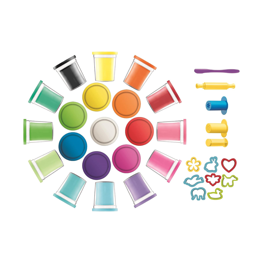 Plasticina y Moldes Estuche Creativ Pat Dough Maped