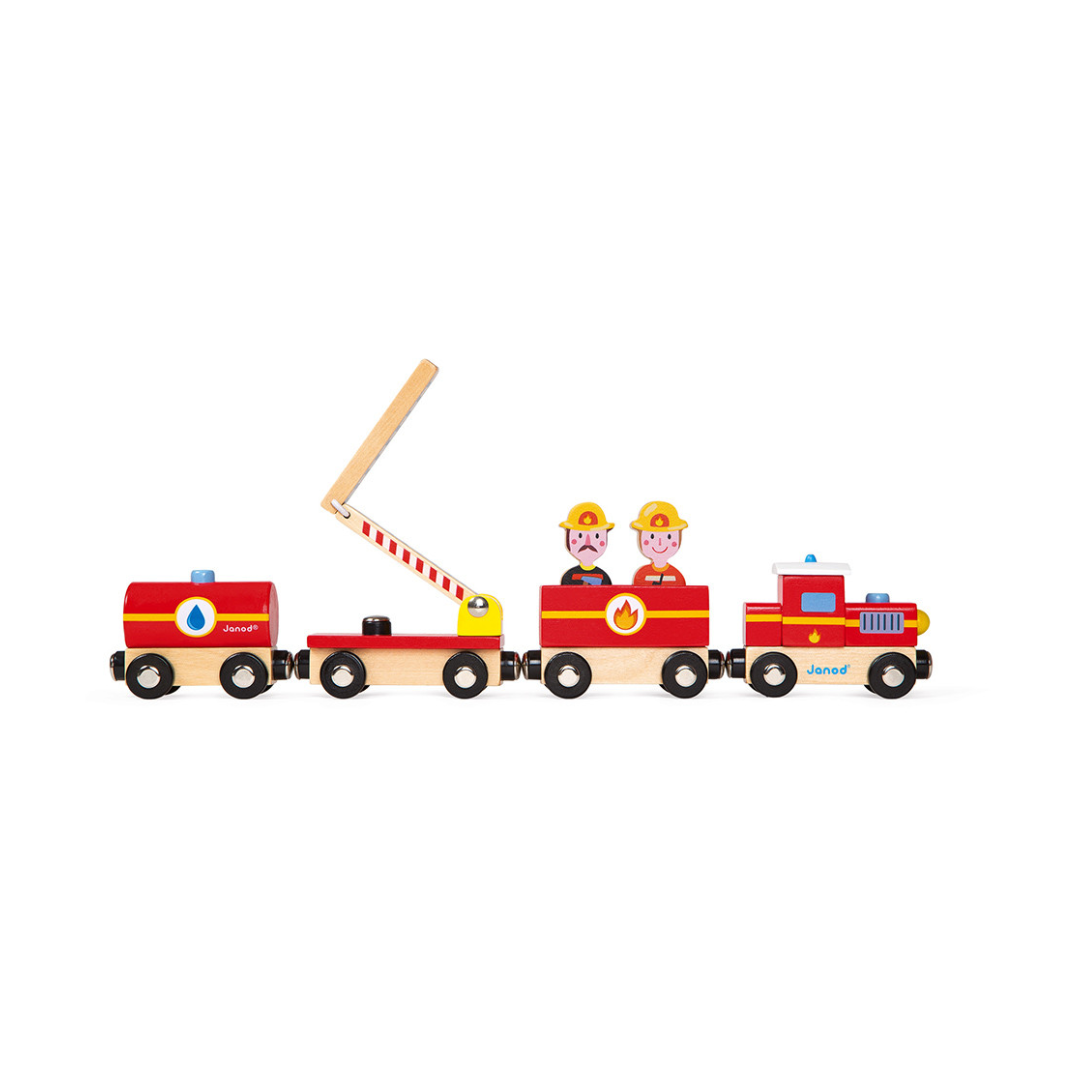 Juego Educativo Janod Tren Story Bomberos Maped