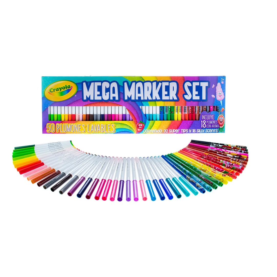 Marcadores Super Tips Set 50u Crayola