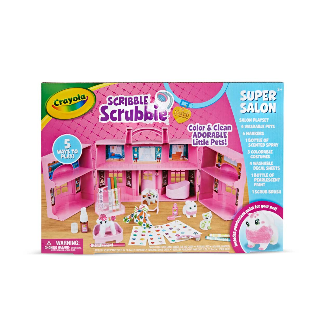 Scrubbie Pet Super Salon Crayola