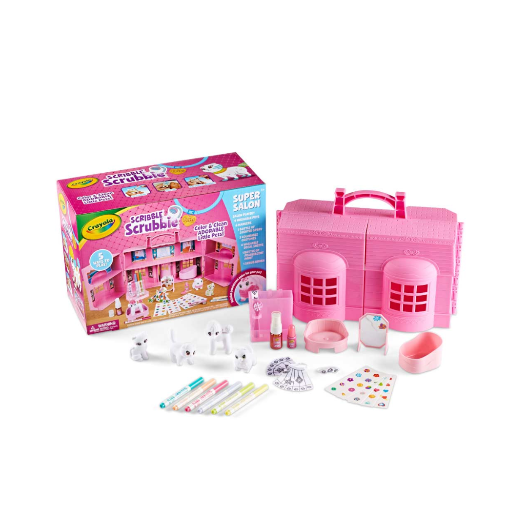Scrubbie Pet Super Salon Crayola