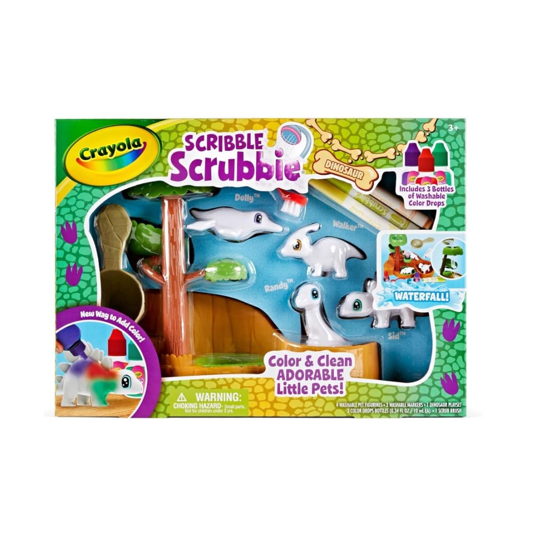 Scribble Dino Waterfall Crayola.