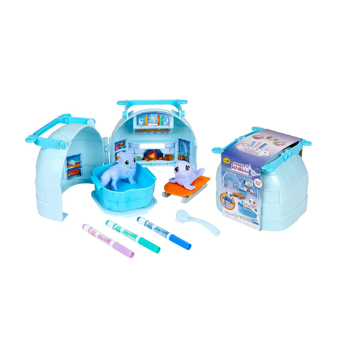 Scribble Pets Artic Igloo Crayola.