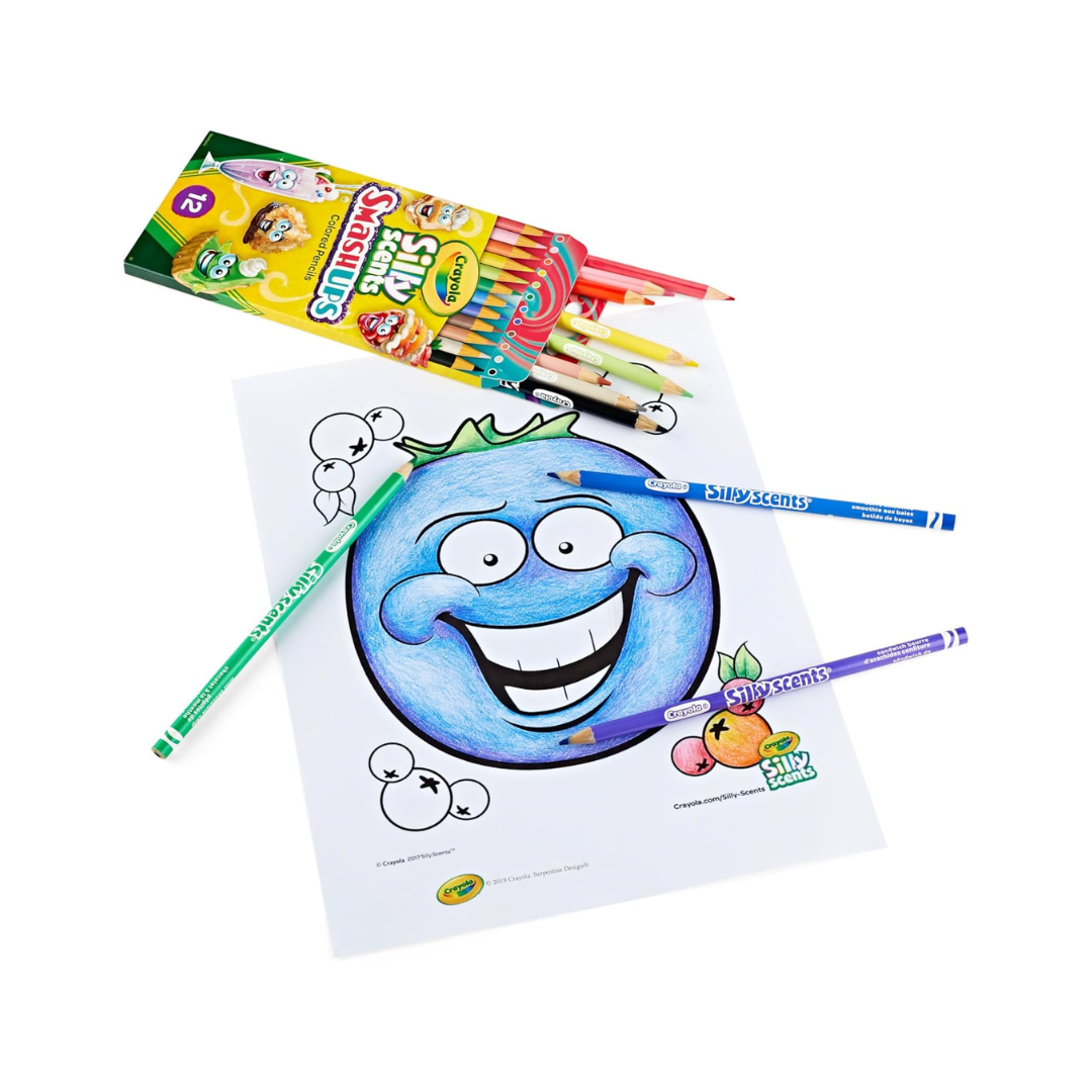 Crayon Madera 12c Largo Aromas Silly Scents Crayola