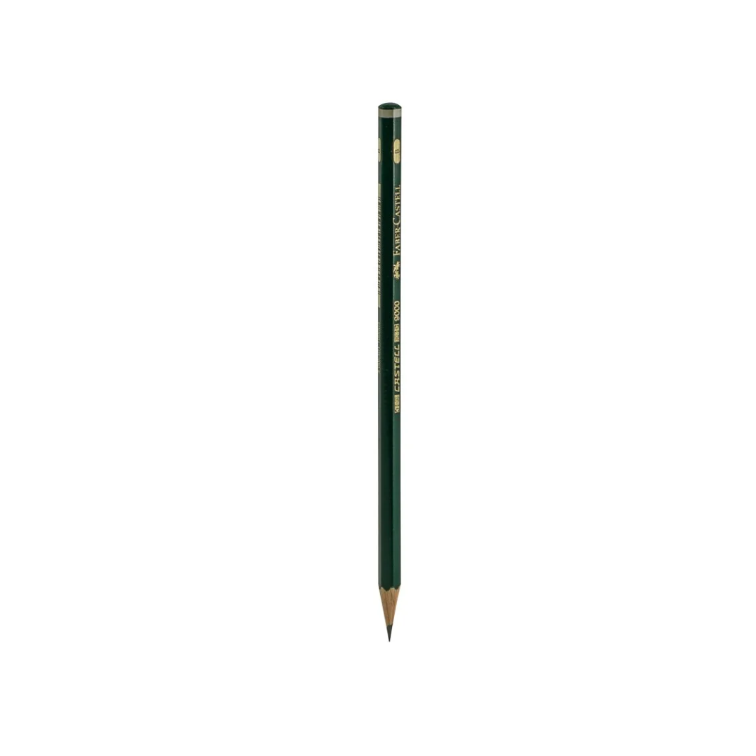 Lápiz Para Dibujo B Faber Castell 9000