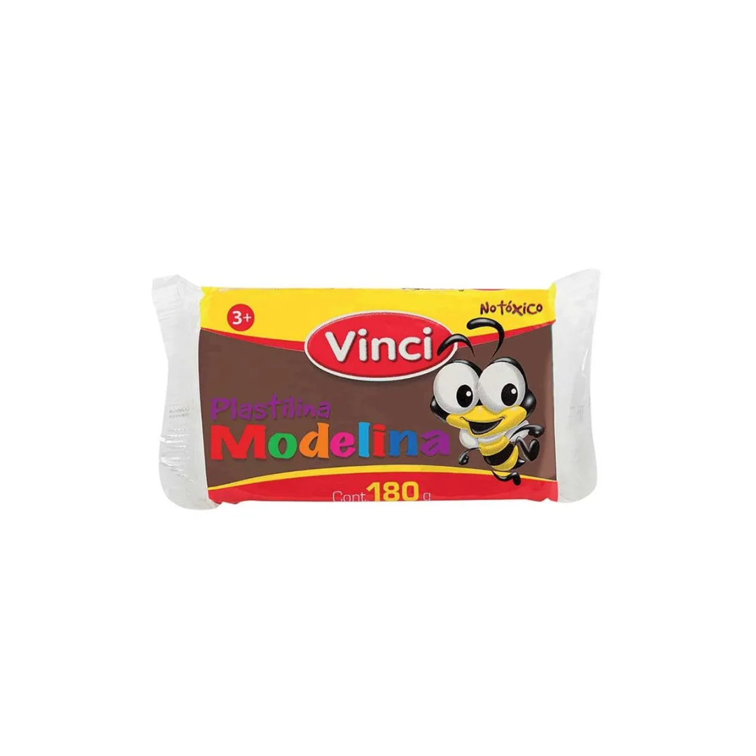Plasticina Marq.180gr.Vinci Café
