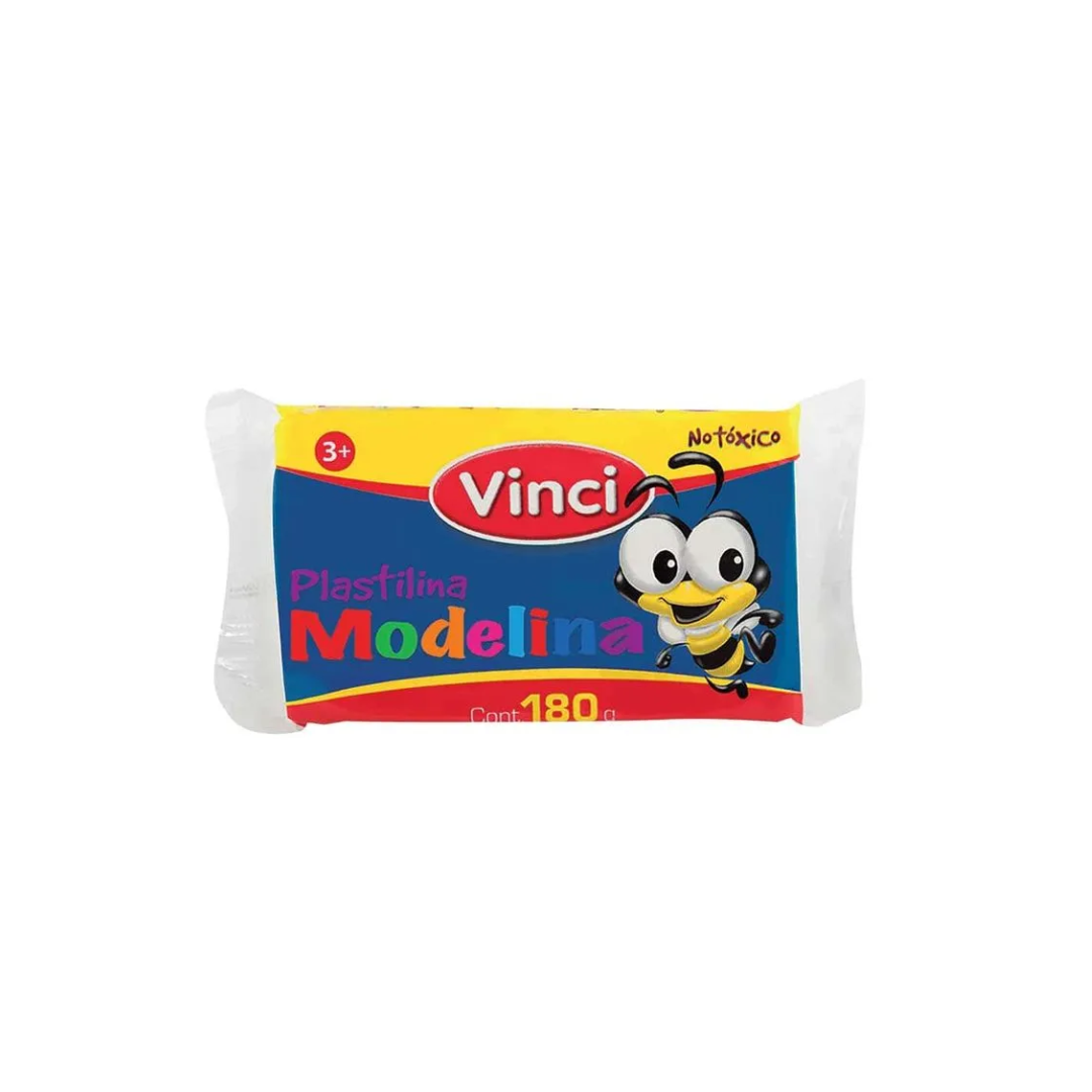Plasticina Marq.180gr.Vinci Azul
