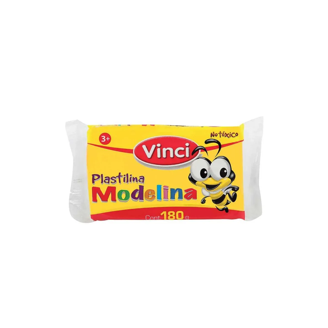 Plasticina Marq.180gr. Vinci Amarillo
