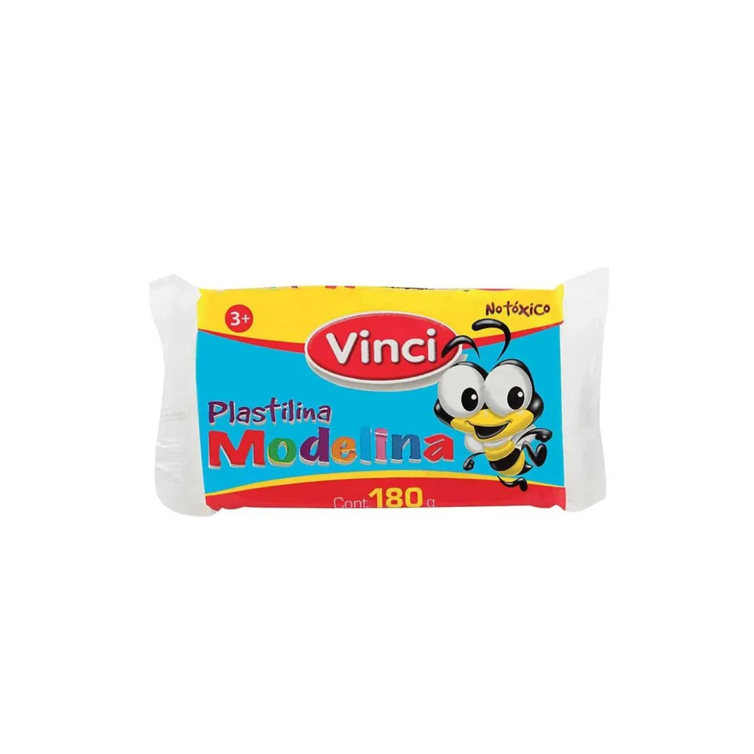 Plasticina Marq.180gr. Celeste Vinci