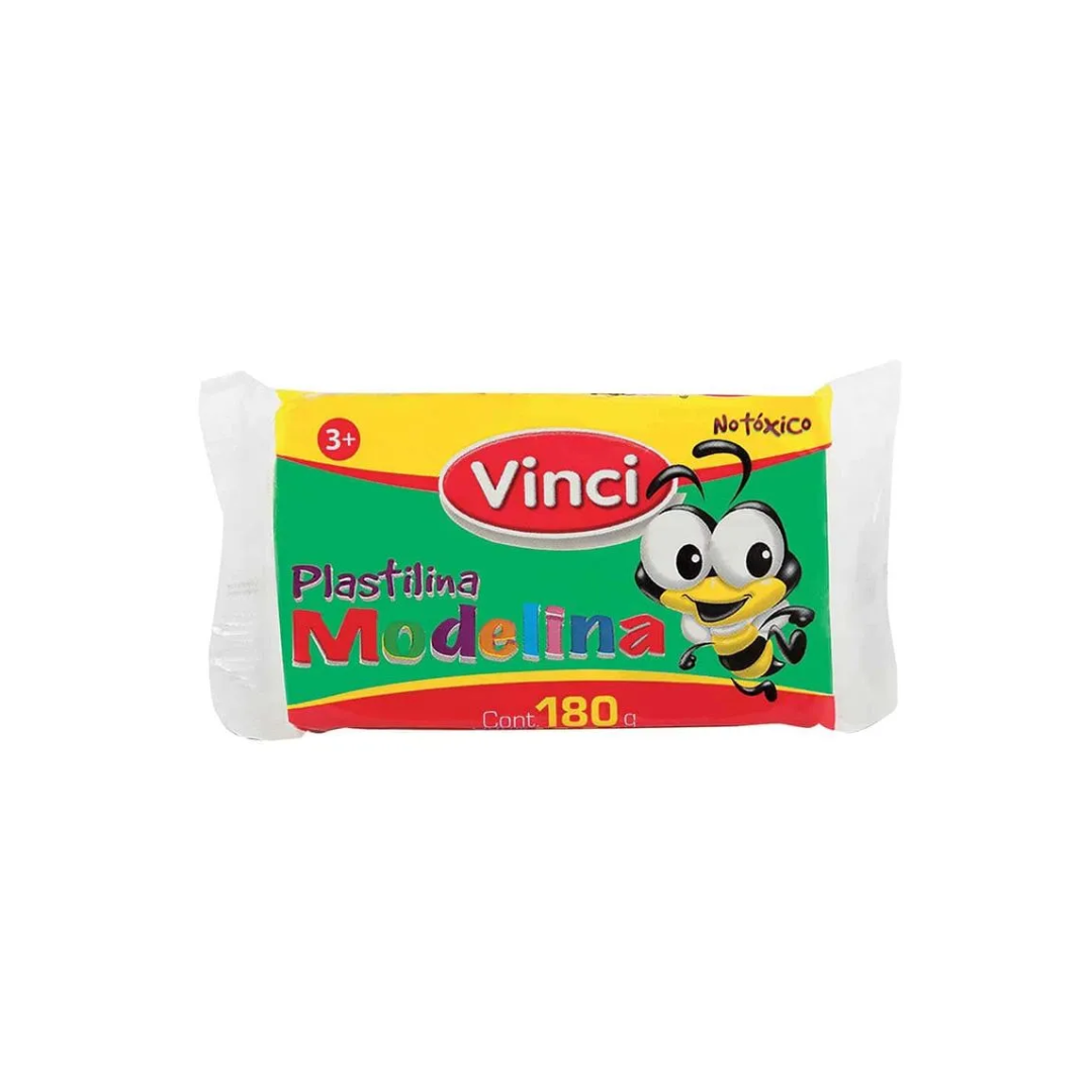 Plasticina Marq.180gr. Verde L. Vinci