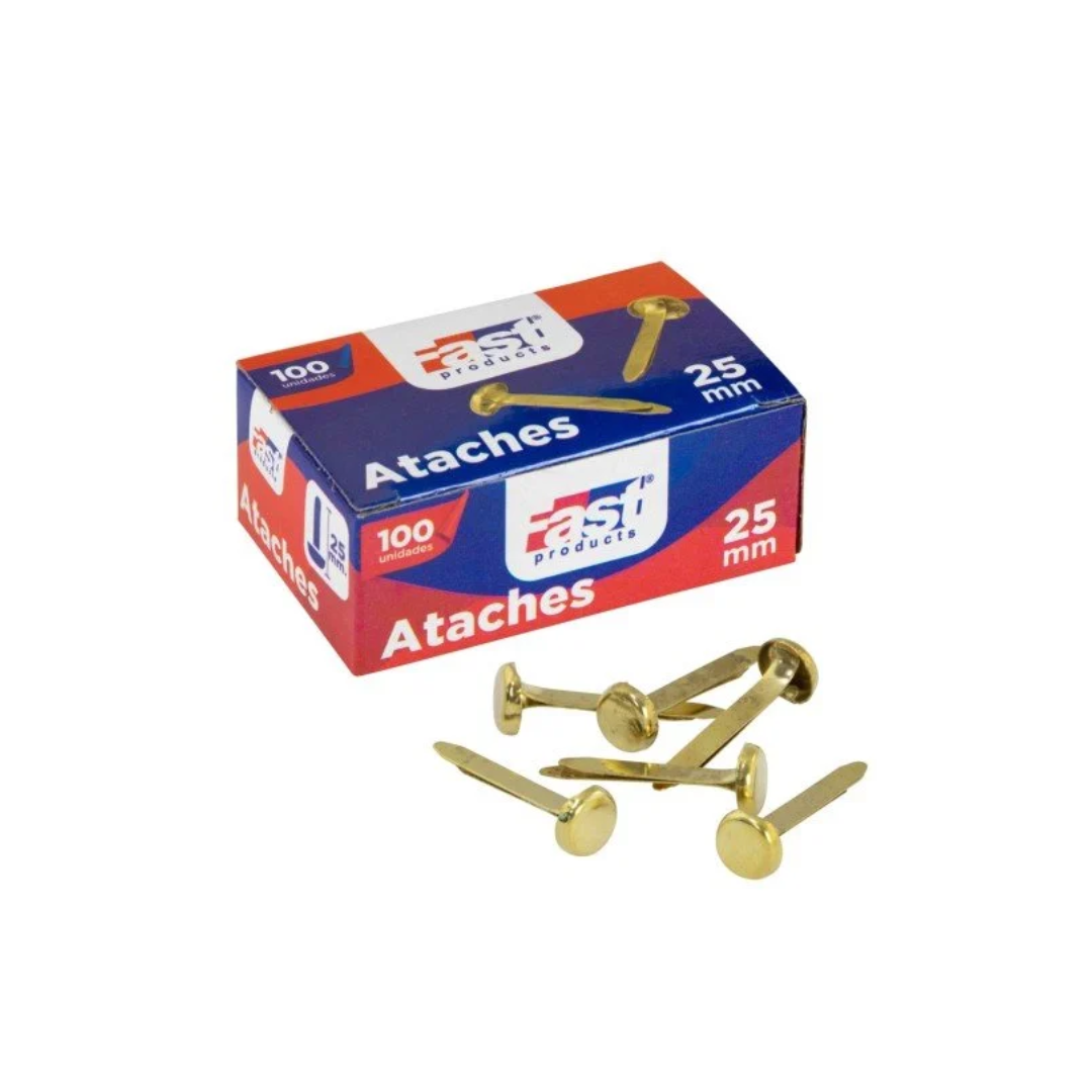 Atache fast 25mm 100u