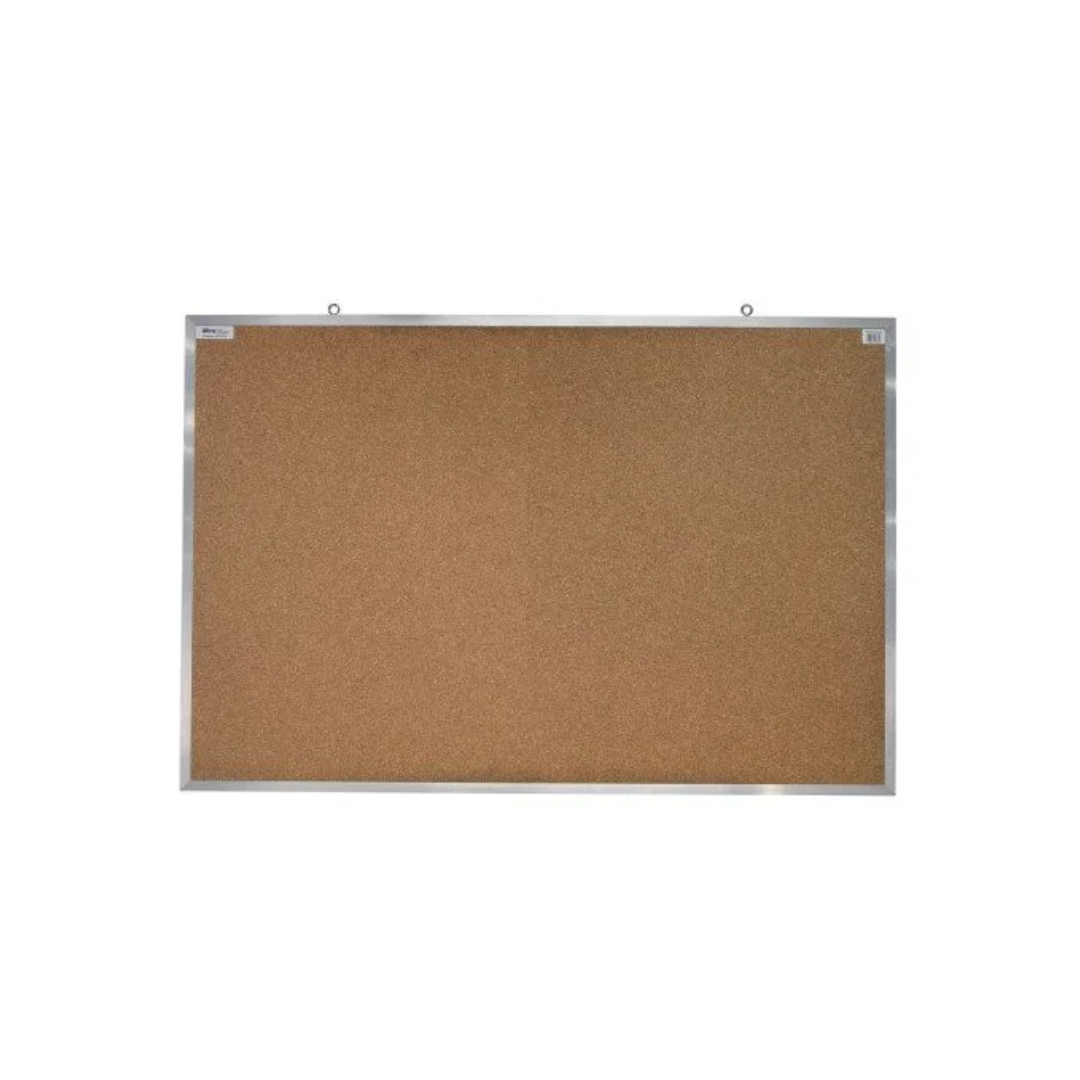 Pizarrón Marco de Aluminio 1.20X0.80mts. Corcho