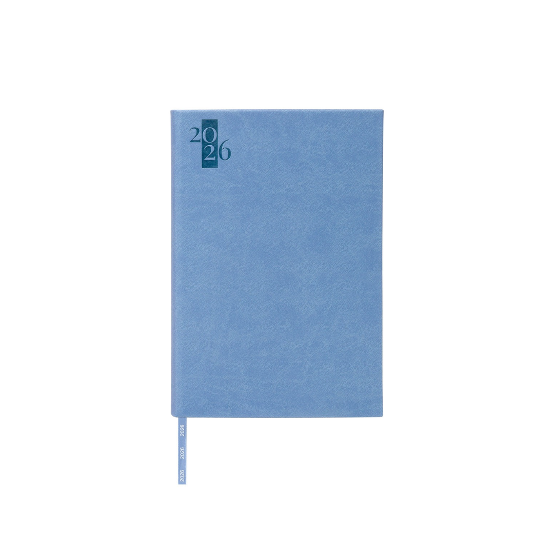 AGENDA DIARIA CLÁSICA 2026 CELESTE