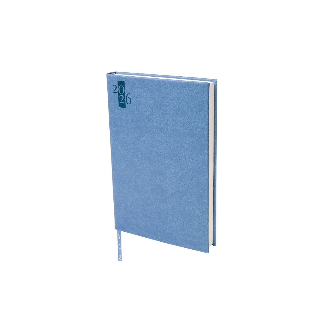 AGENDA DIARIA CLÁSICA 2026 CELESTE