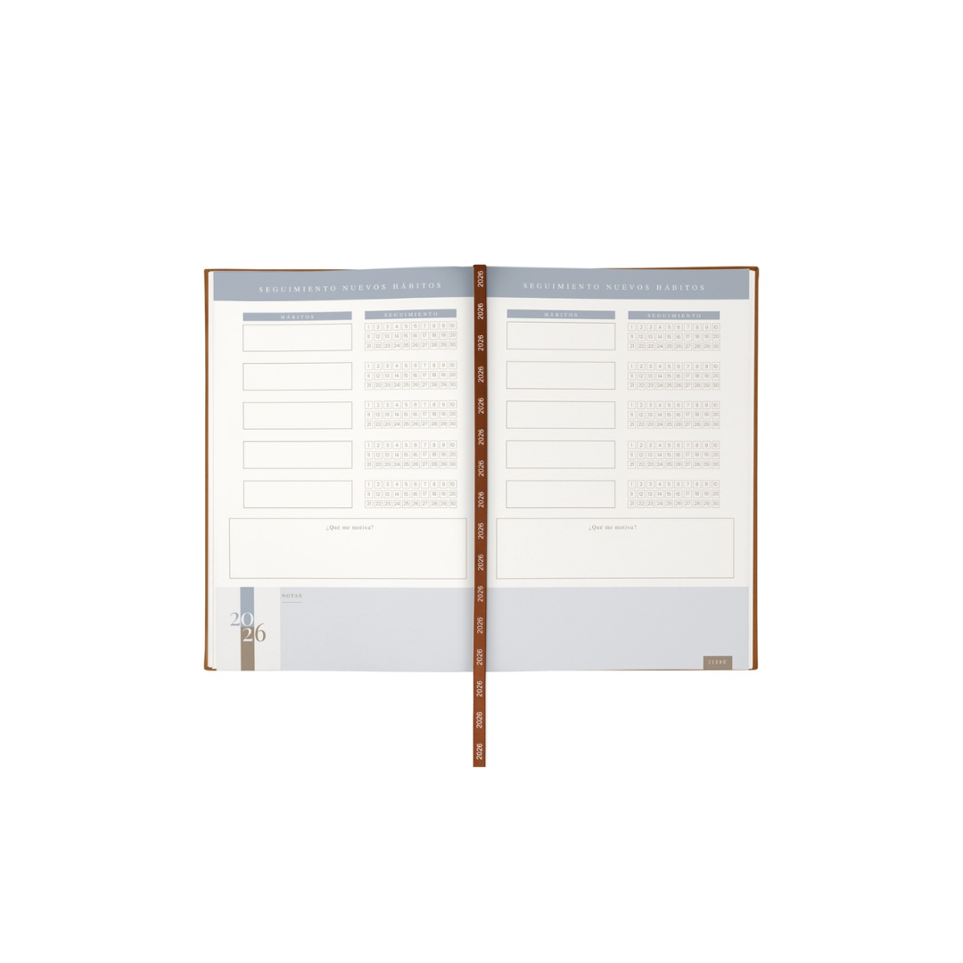 AGENDA DIARIA CLÁSICA 2026 CAFE