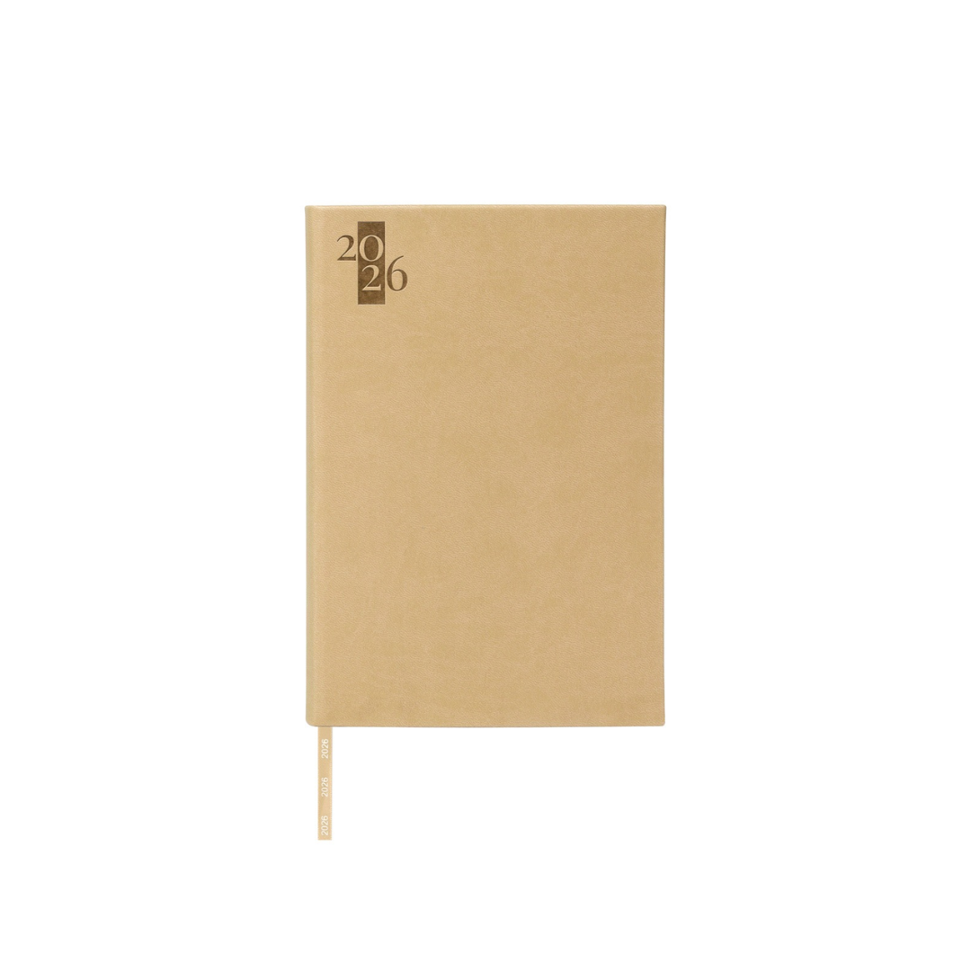AGENDA DIARIA CLÁSICA 2025 BEIGE