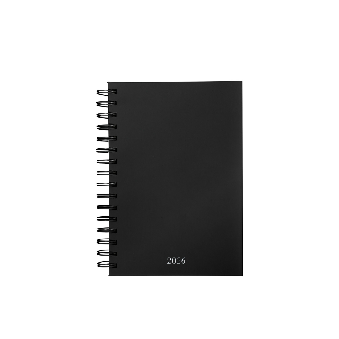 Agenda Diaria Lette 2026 Negro