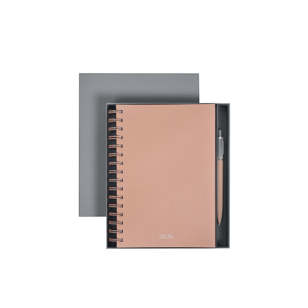 Agenda Diaria Lette 2026 Rosa