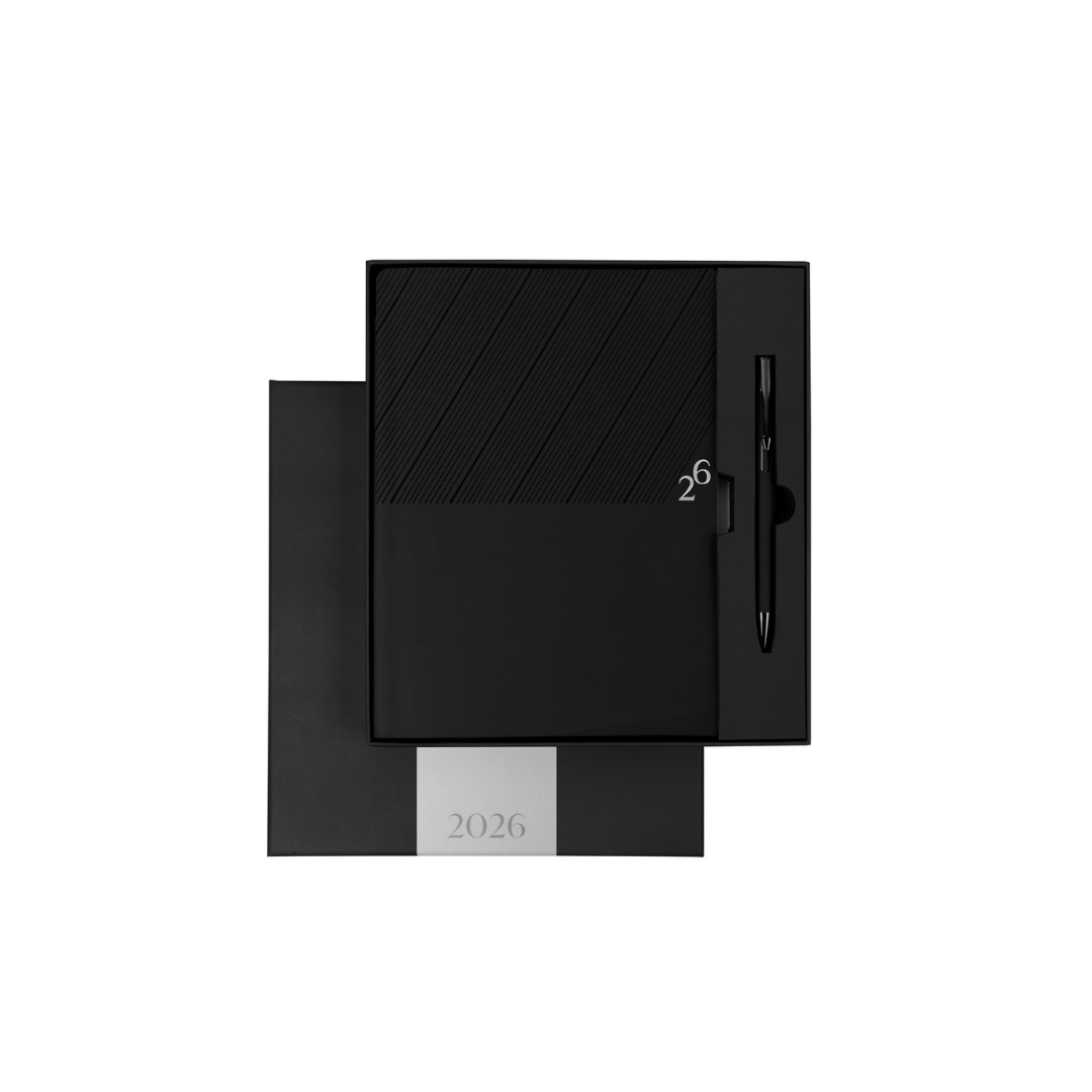 Agenda Clasica Semanal 2026 Negra