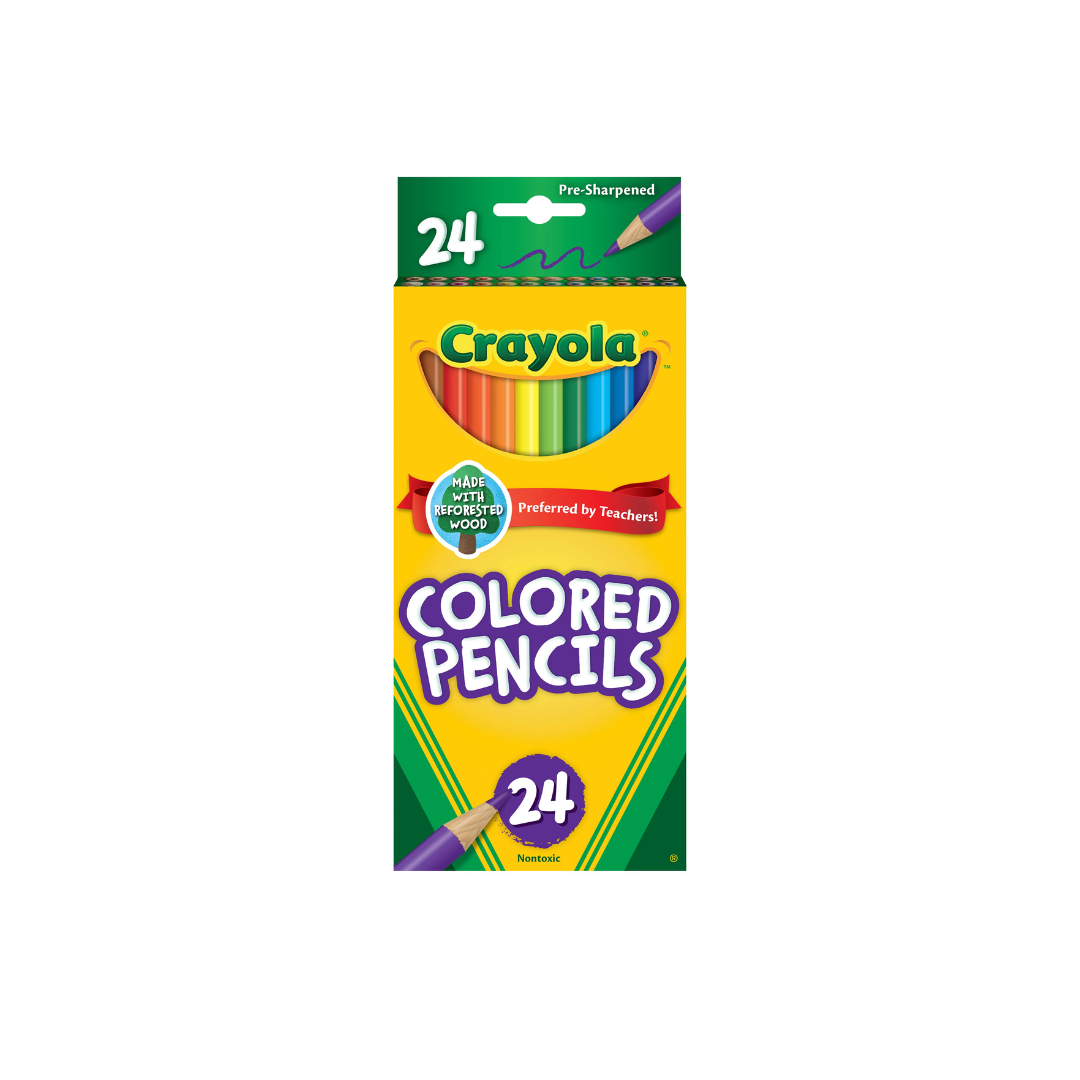 Crayon Madera 24 col Largo Crayola