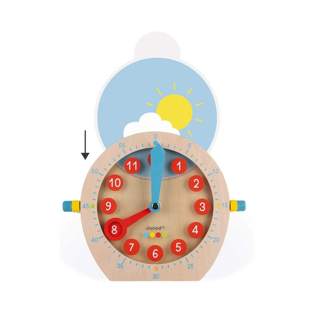 Juguete Educativo Janod Essential Aprender la hora Reloj J05076