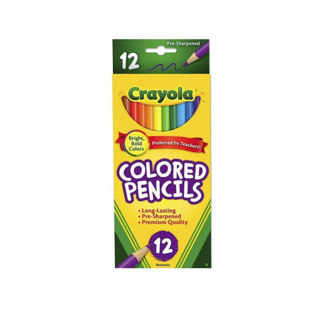 Crayón Madera 12 col Largo Crayola