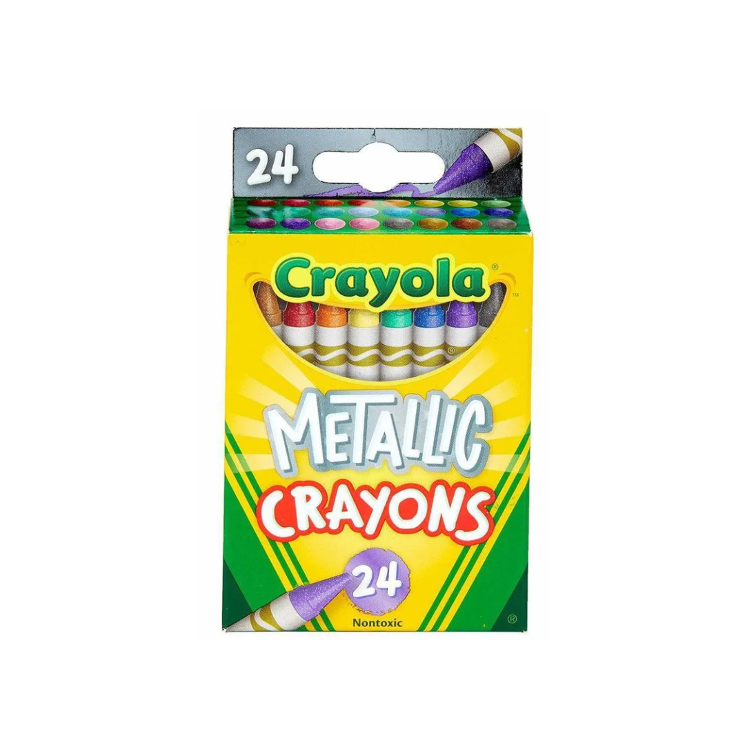 Crayon de Cera Crayola 24 Colores METALLIC