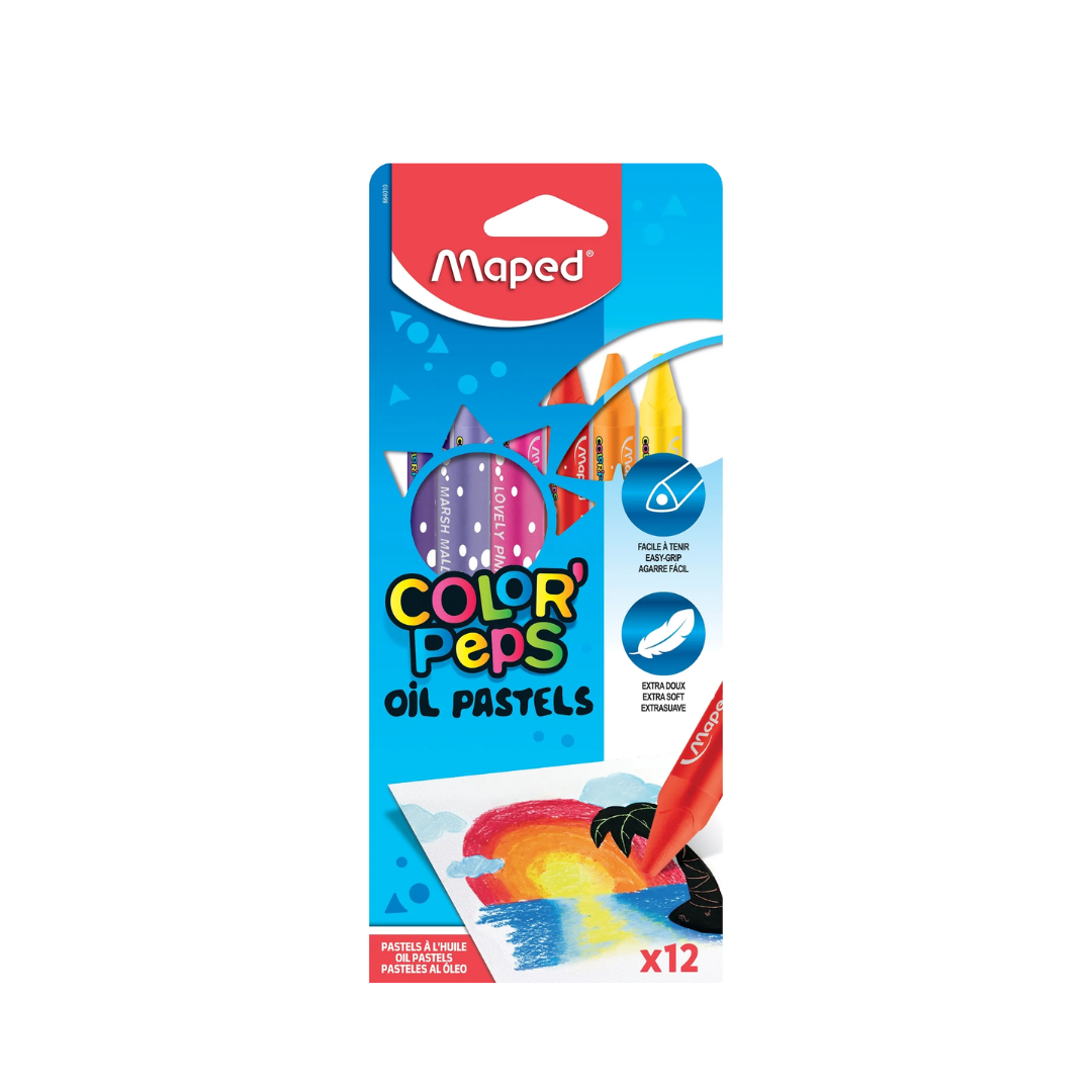 Crayón Pastel Graso Oil 12c Maped