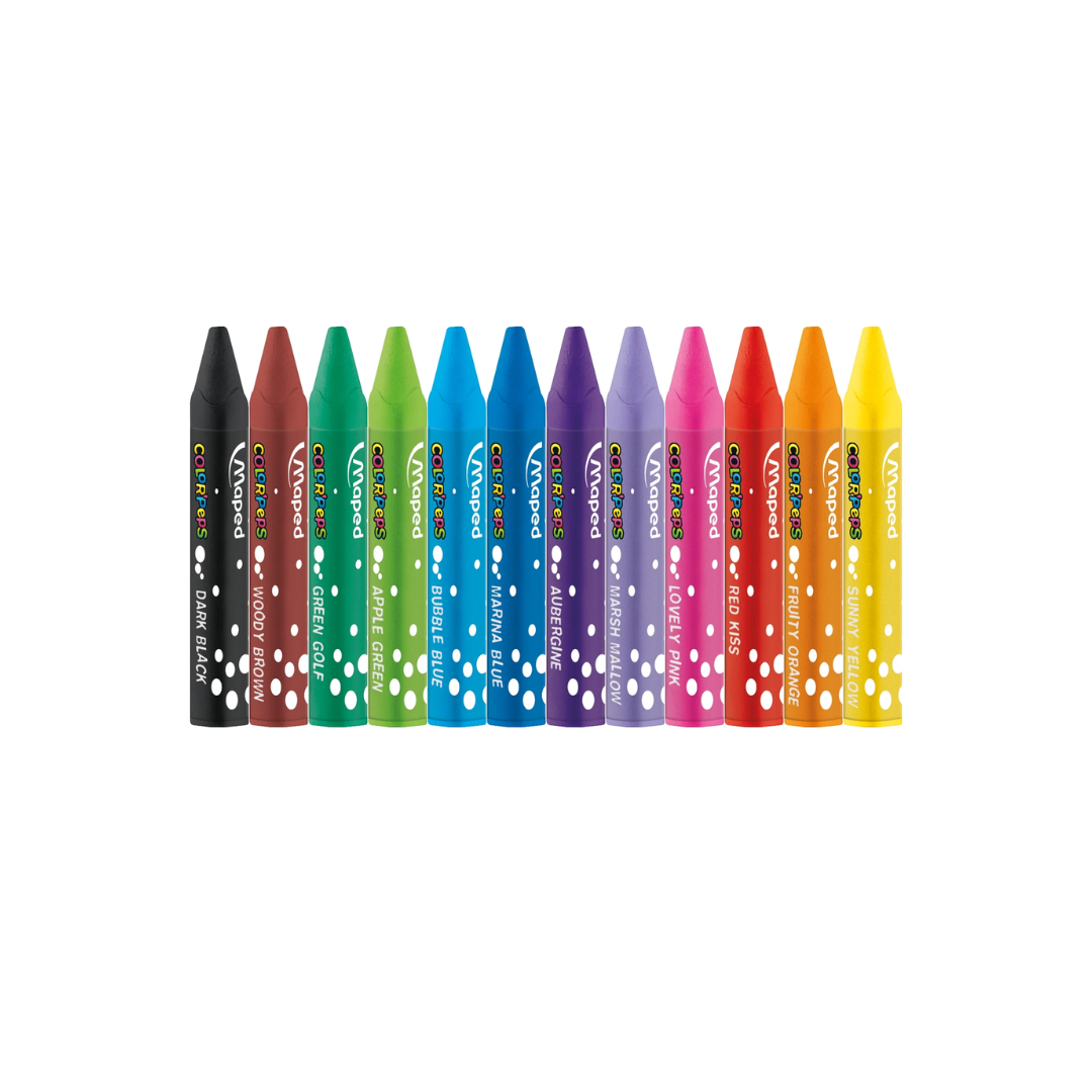 Crayón Pastel Graso Oil 12c Maped