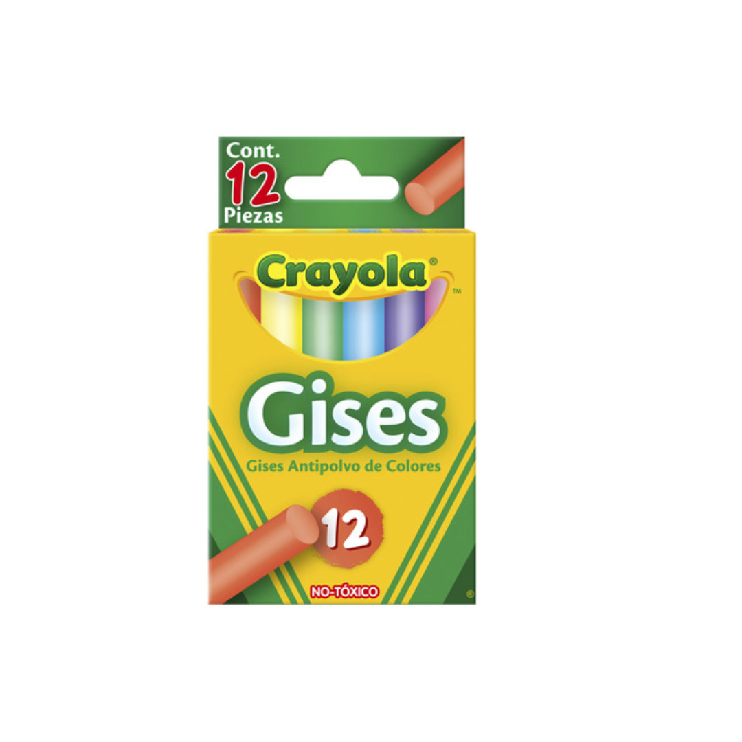 Yeso Comprimido Colores 12c Crayola