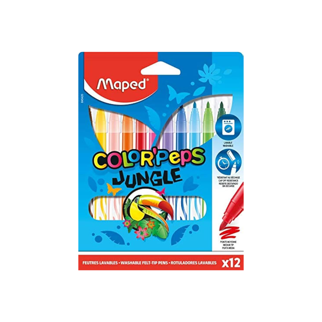 Marcador Estche 12c Jungla Maped