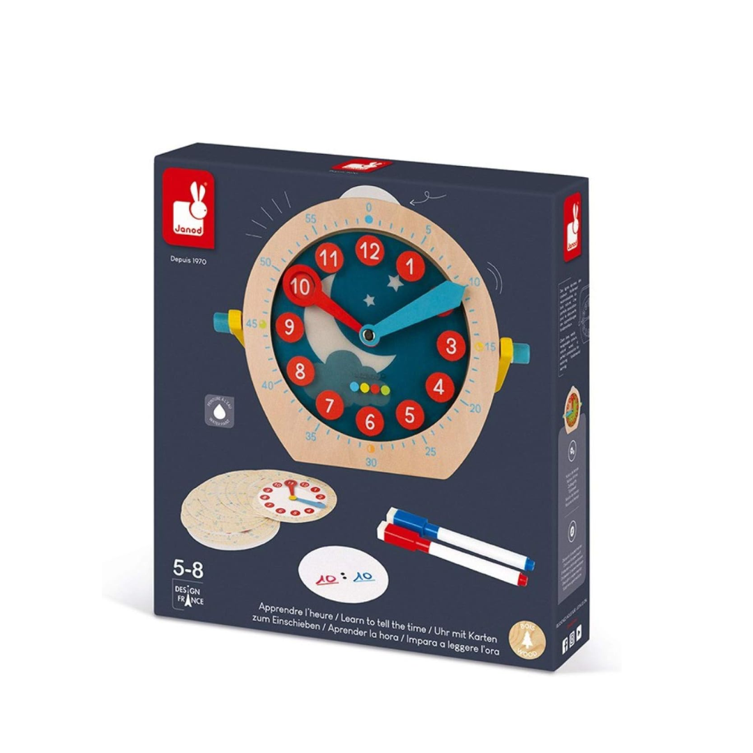 Juguete Educativo Janod Essential Aprender la hora Reloj J05076