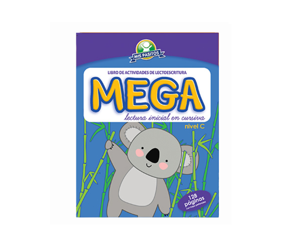 Libro Mega Lectura Inicial Cursiva- Mis Pasitos
