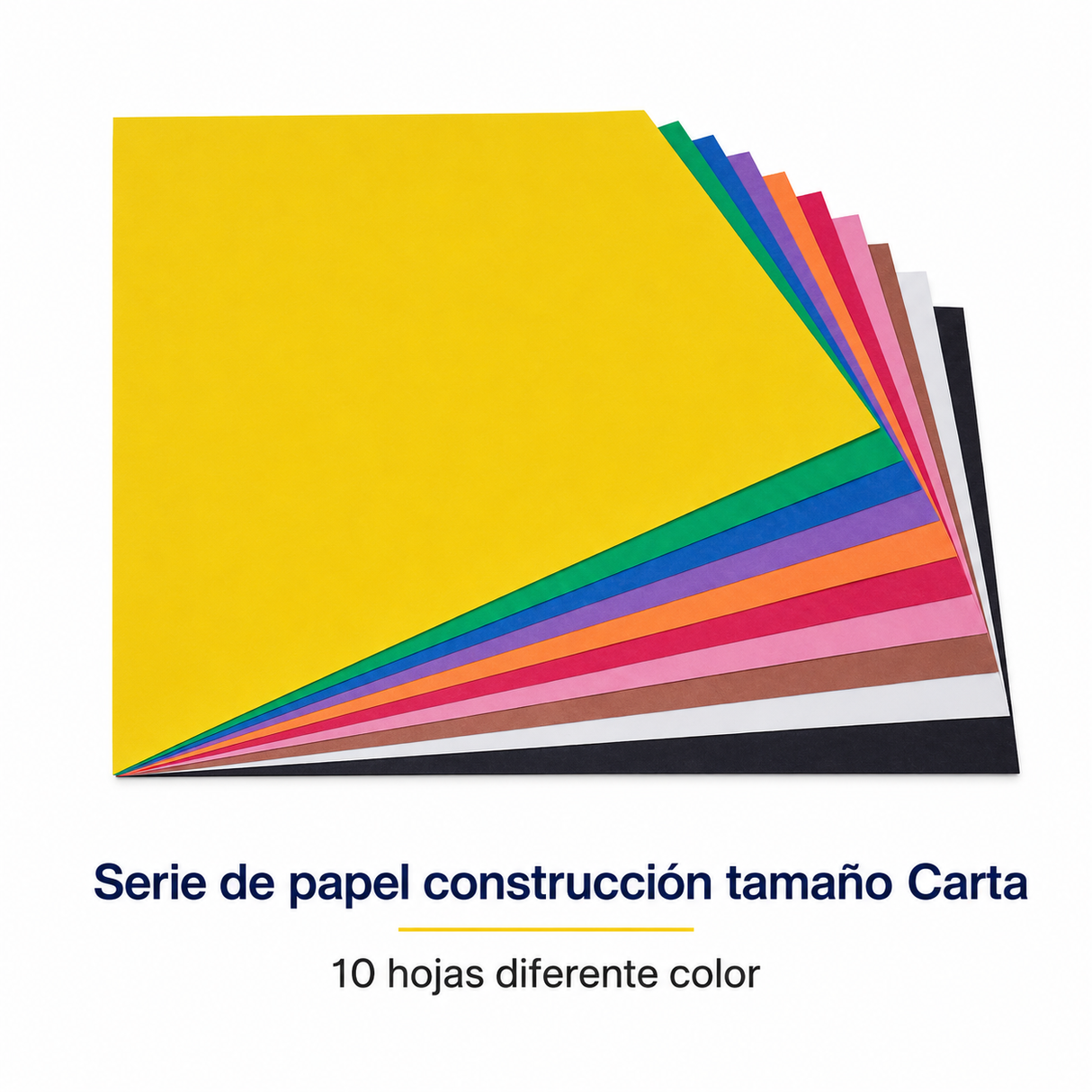 Serie de Papel Construccion 10H Carta