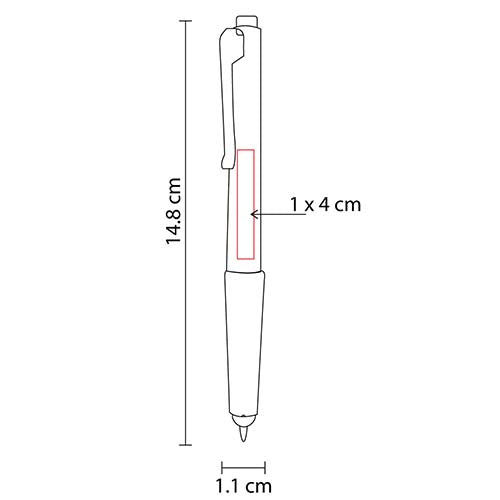 Promocional Bolígrafo GLIT Silver