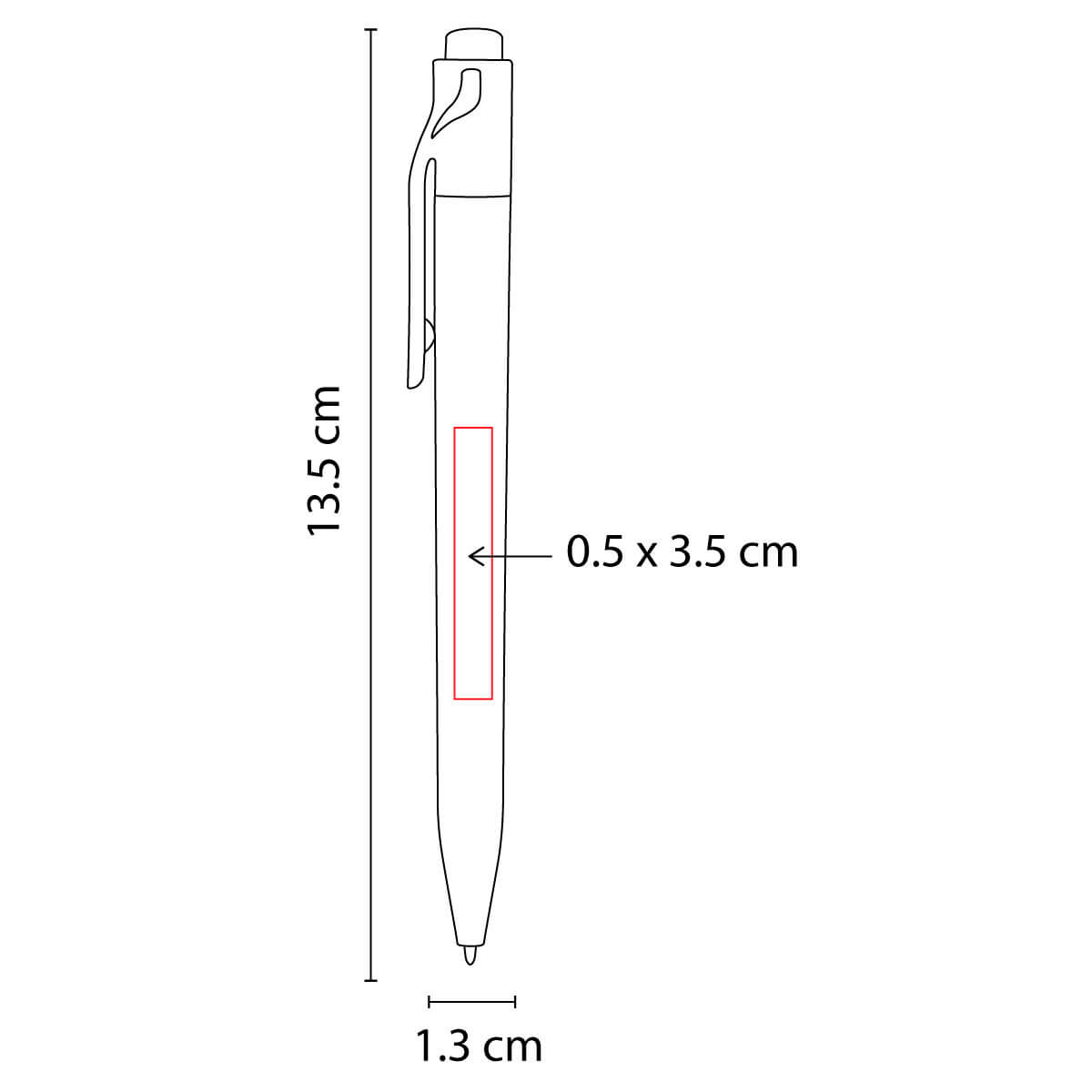 Promocional Bolígrafo LLER Rojo