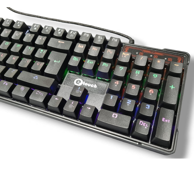 TECLADO GAMING MECANICO AZERO ETOUCH®