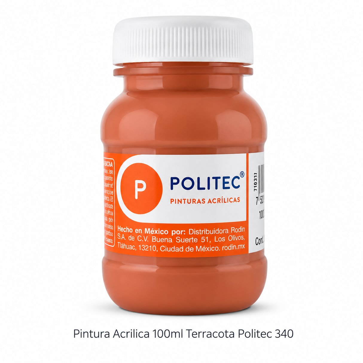 Pintura Acrilica 100ml Terracota Politec 340