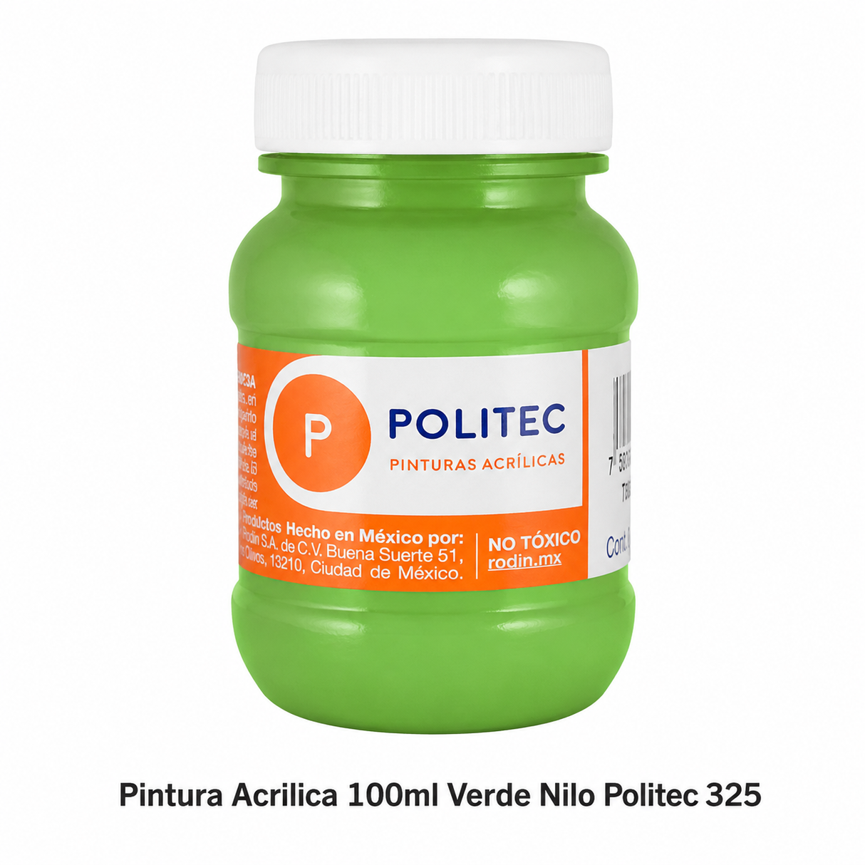 Pintura Acrilica 100ml Verde Nilo Politec 325