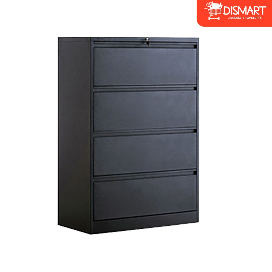 Archivador Horizontal de 4 Gavetas con Sistema Anti-Vuelca (B-09)