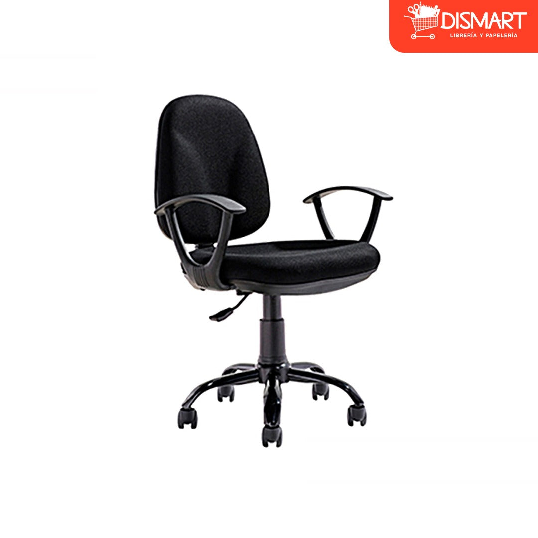 Silla Secretarial de Tela con Brazo (DC-08)
