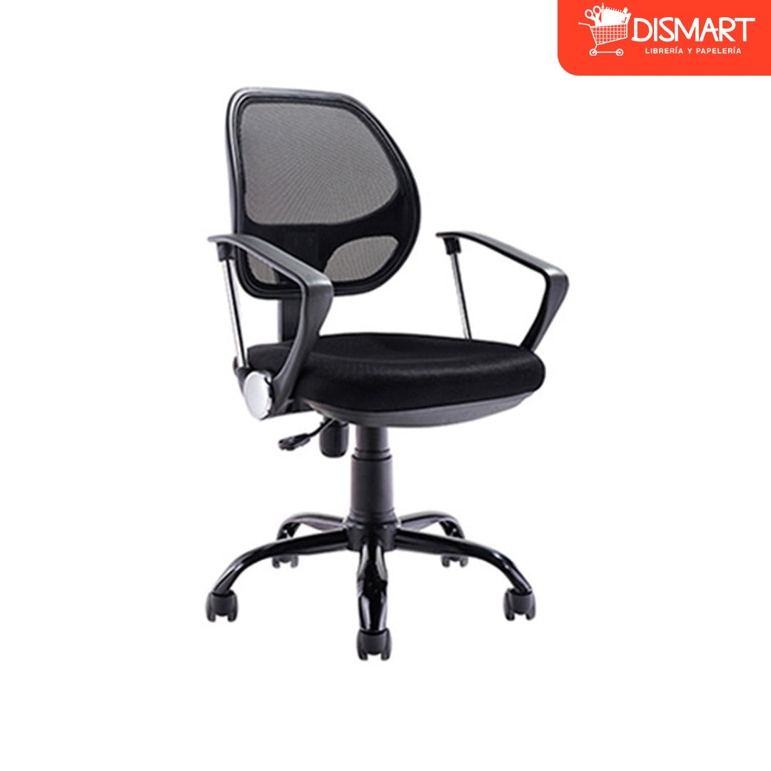 Silla Secretarial con Brazo con Respaldo de Malla (DC-30GTN)