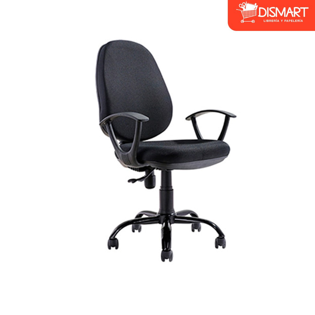 Silla Secretarial de Tela con Brazo (DC-31)
