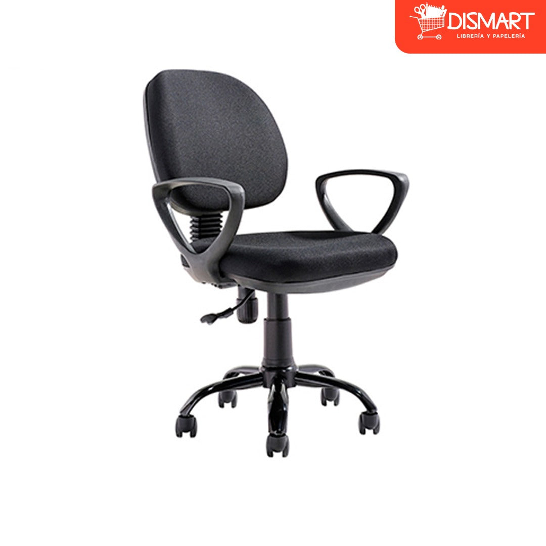 Silla Secretarial de Tela con Brazo (DC-13)
