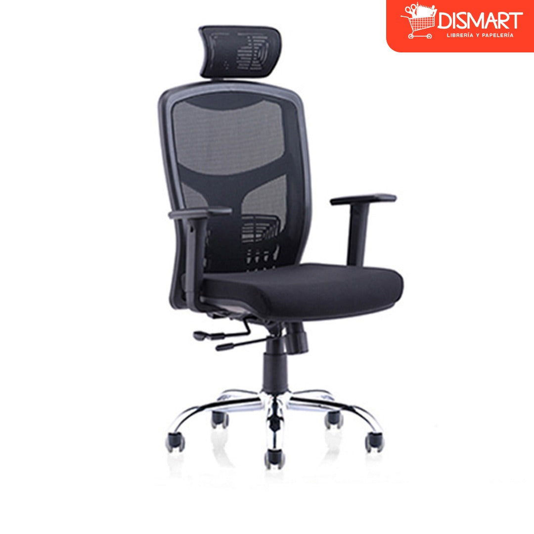 Silla Ejecutiva con Brazo ajustable de Malla (DS-1202)